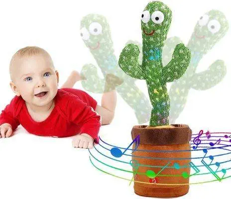 Birthday Gift Talking and Dancing Music Cactus