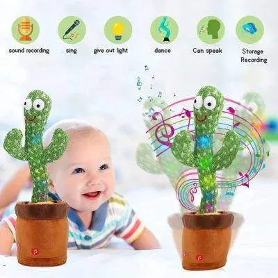 Birthday Gift Talking and Dancing Music Cactus
