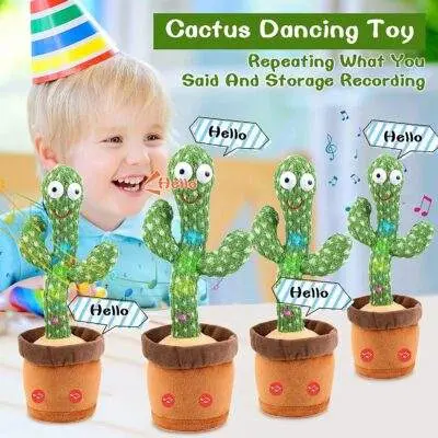 Birthday Gift Talking and Dancing Music Cactus