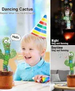 Birthday Gift Talking and Dancing Music Cactus