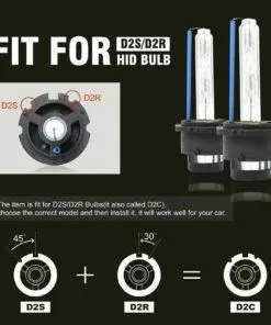 2PCs D2S D2R D2C Car 35W Xenon HID headlight Bulbs