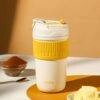 Caka Stainless Steel Thermal Coffee Cup with Lids and Straws