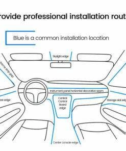 Car Interior Music Flashing EL LED Atmosphere Neon Strip 7M