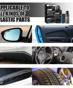 Car Interior Plastic Leather Restorer Cream + Sponge Set