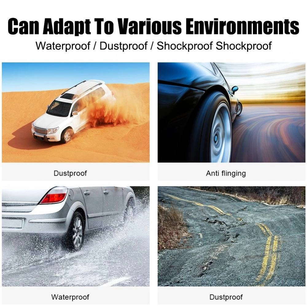 Car Solar Tyre Pressure Monitoring System Vehicle TPMS