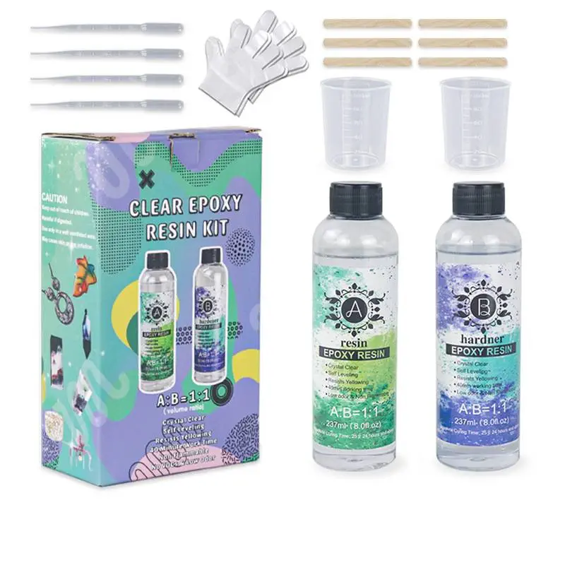 Clear Epoxy Resin Kit 474ml