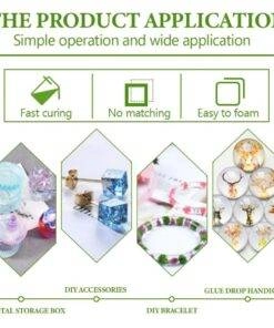 Crystal Clear Ultraviolet Fast Curing UV Resin 100G