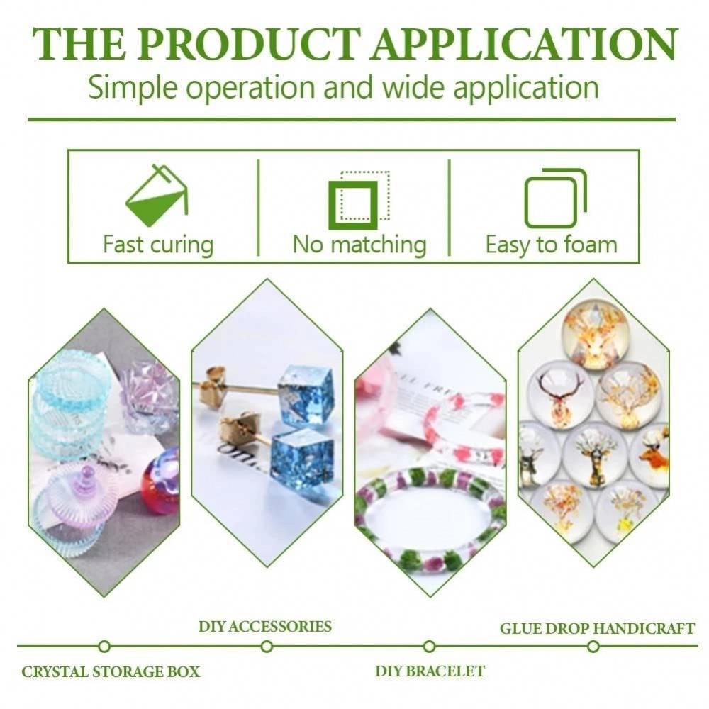 Crystal Clear Ultraviolet Fast Curing UV Resin 100G