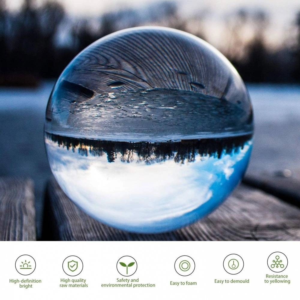 Crystal Clear Ultraviolet Fast Curing UV Resin 100G