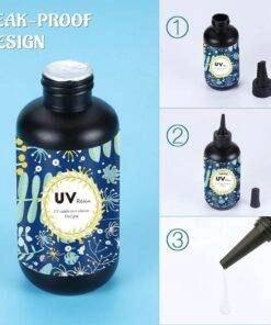 Crystal Clear Ultraviolet Fast Curing UV Resin 250G