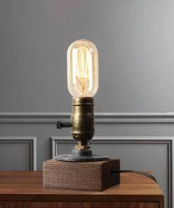 Modern Industrial Retro Edison Bedside Desk Lamp