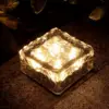 LED Ice Cube Solar Garden Light