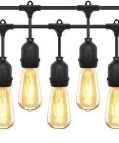 5M 10LED Bulbs Festoon String Lights