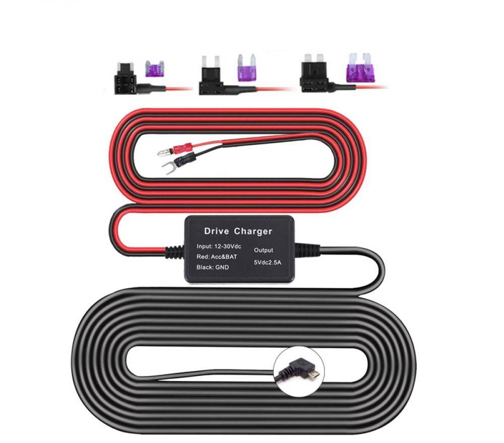 Dash cam charger hardwire Fuse kit For Camera Recorder DVR Exclusive Power Supply Box