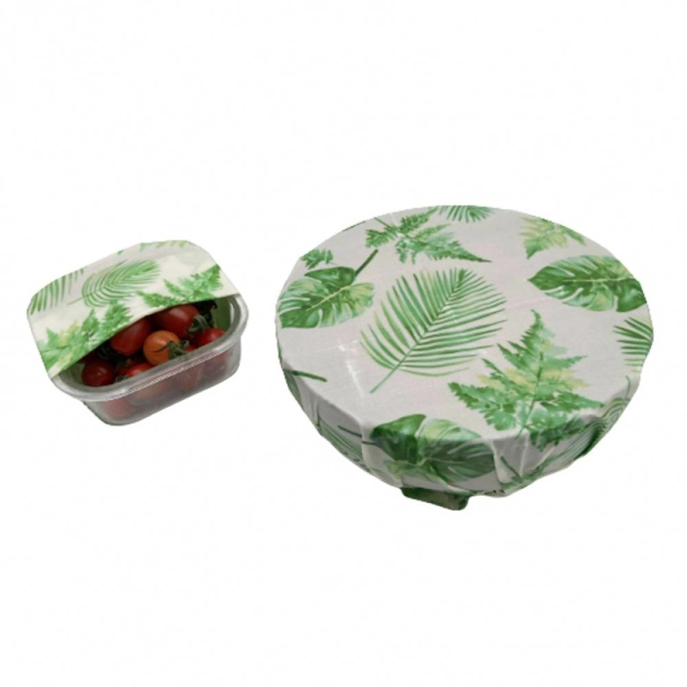 Eco-Friendly Reusable Beeswax Food Wraps-Green Leaves
