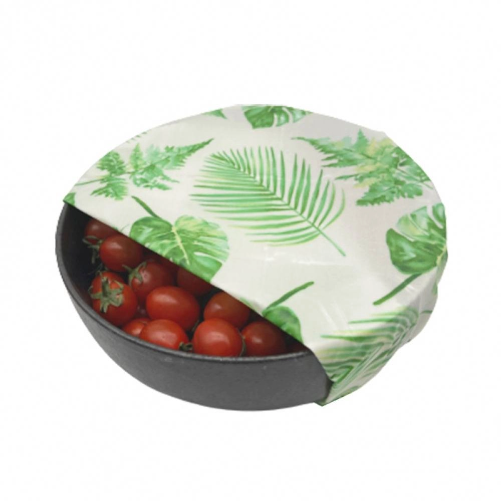 Eco-Friendly Reusable Beeswax Food Wraps-Green Leaves