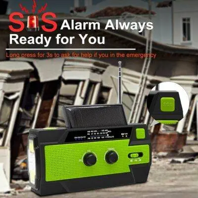Emergency Solar Hand Crank Weather Radio