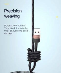 Essager 2.4A Nylon USB to lightning charging cable for iPhone