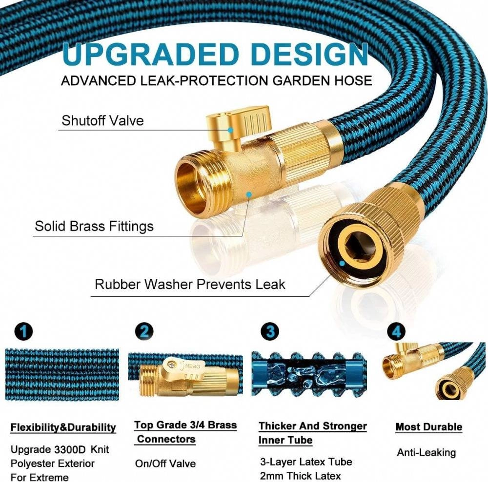 Expandable Garden Hose 22.5M – Flexible Heavy-Duty