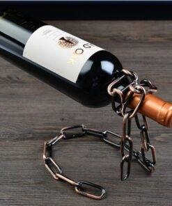 Floating Chain Wine Holder Rack