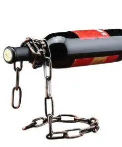 Floating Chain Wine Holder Rack