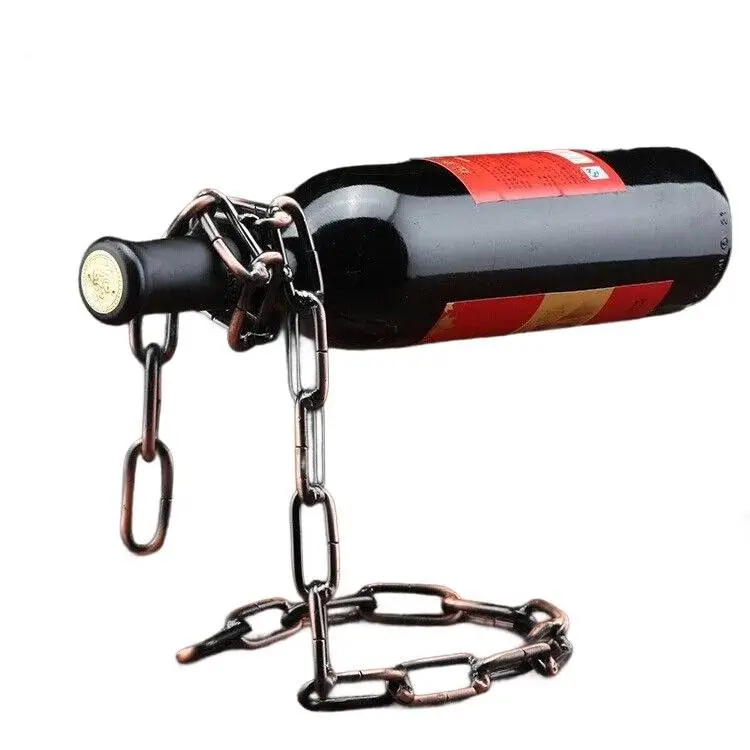 Floating Chain Wine Holder Rack