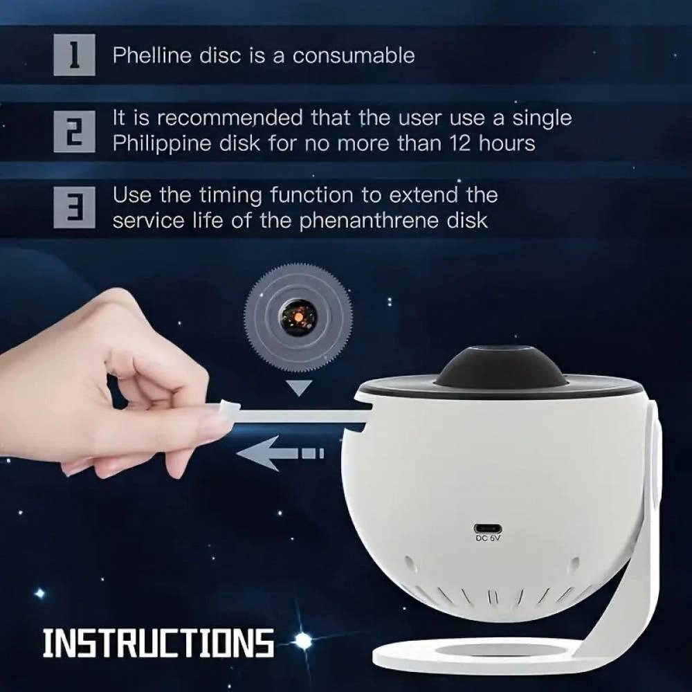 Galaxy Projector Starlight Lamp with 13 Film Discs