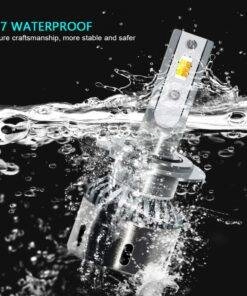 H4 LED Headlight bulbs adjustable colour 3000/4300/6000k low/high beam
