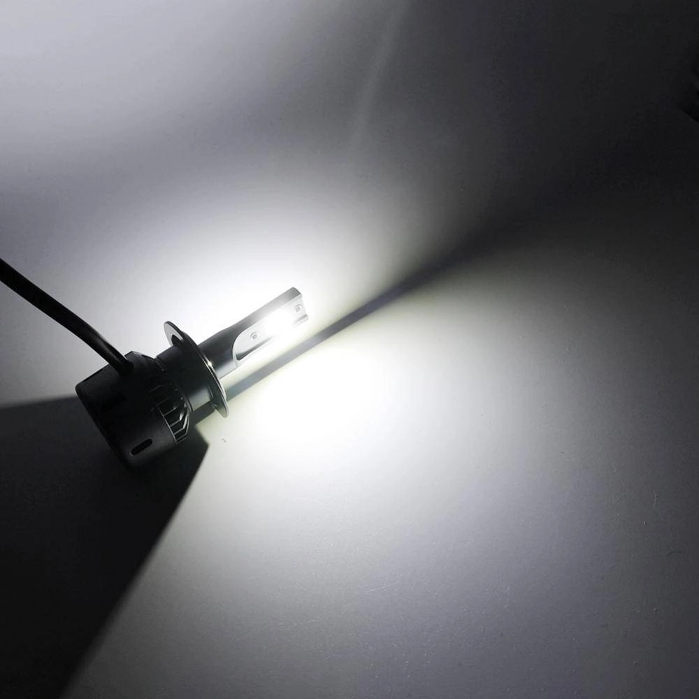 H4 LED Headlight bulbs adjustable colour 3000/4300/6000k low/high beam