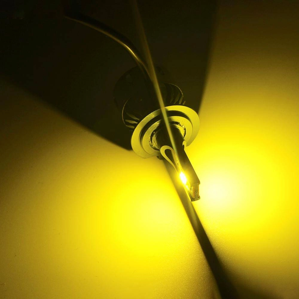 H4 LED Headlight bulbs adjustable colour 3000/4300/6000k low/high beam