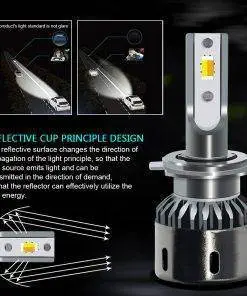 9005 HB3 LED Headlight bulbs adjustable colour 3000/4300/6000k low/high beam