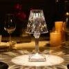 LED Diamond Crystal Light Desk Lamp
