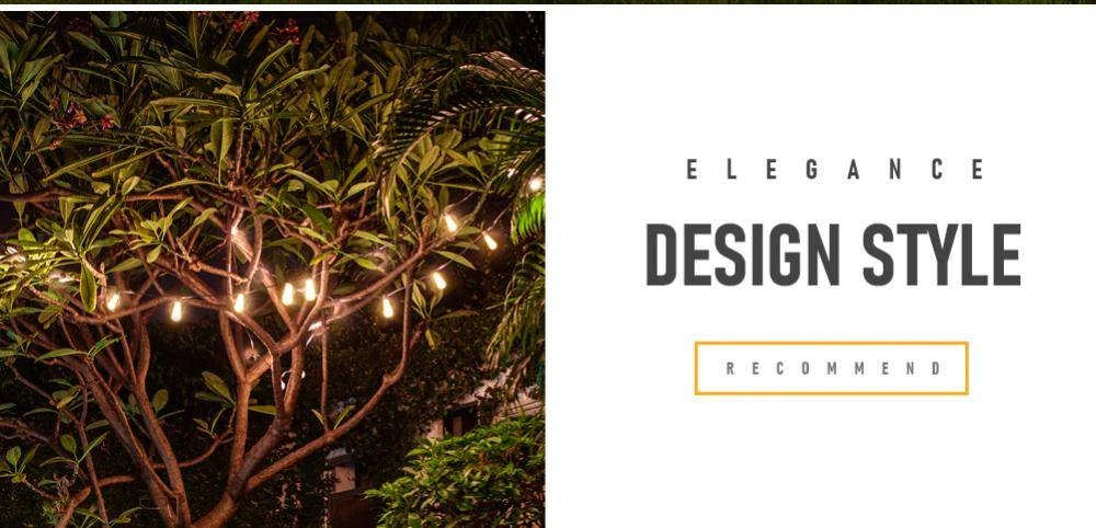 LED Solar String Lights Decoration Waterproof Garden Light Bulb