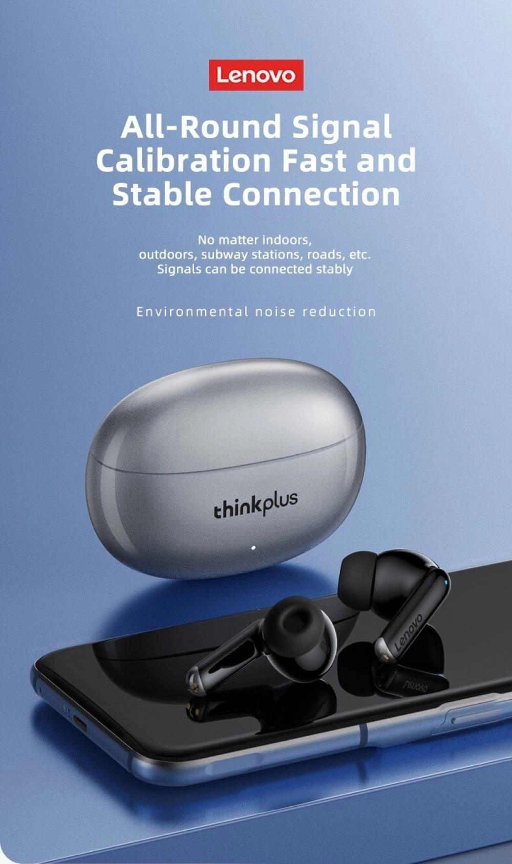 Lenovo XT88 Earphone BT5.3 Dual Stereo Noise Reduction Bass