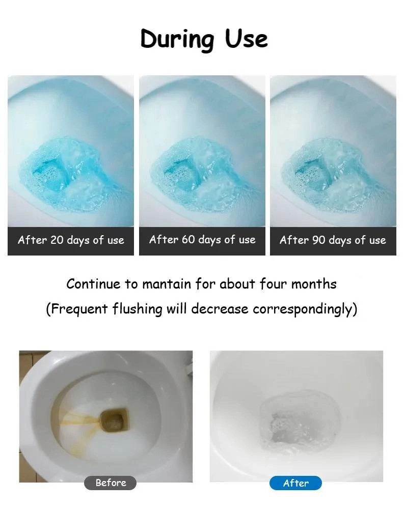 Long-lasting Toilet Cleaning Gel Toilet Cleaner