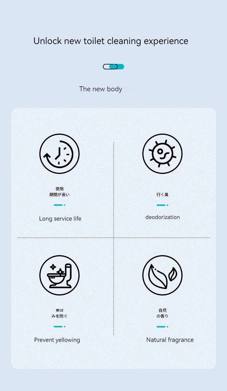 Long-lasting Toilet Cleaning Gel Toilet Cleaner