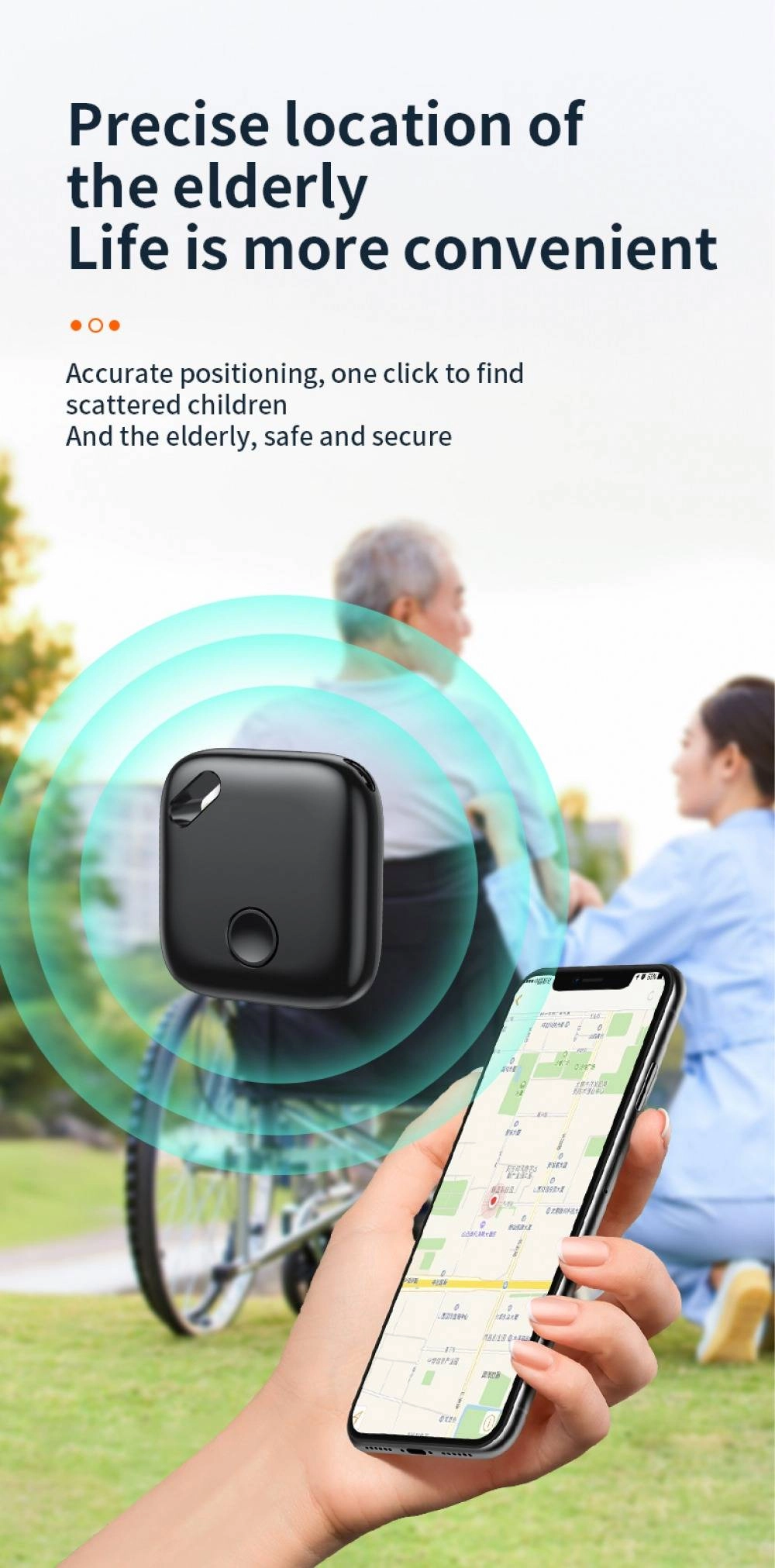 MFi Certificated iTag GPS Tracker for iPhone Apple Find My