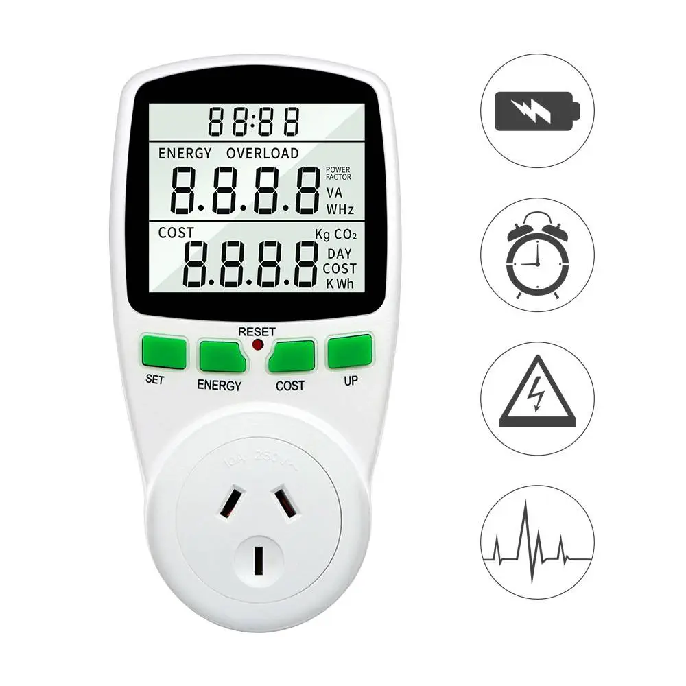 Mains Power Meter Monitor AU/NZ Plug