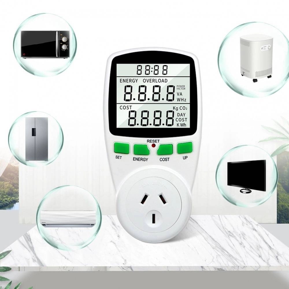 Mains Power Meter Monitor AU/NZ Plug
