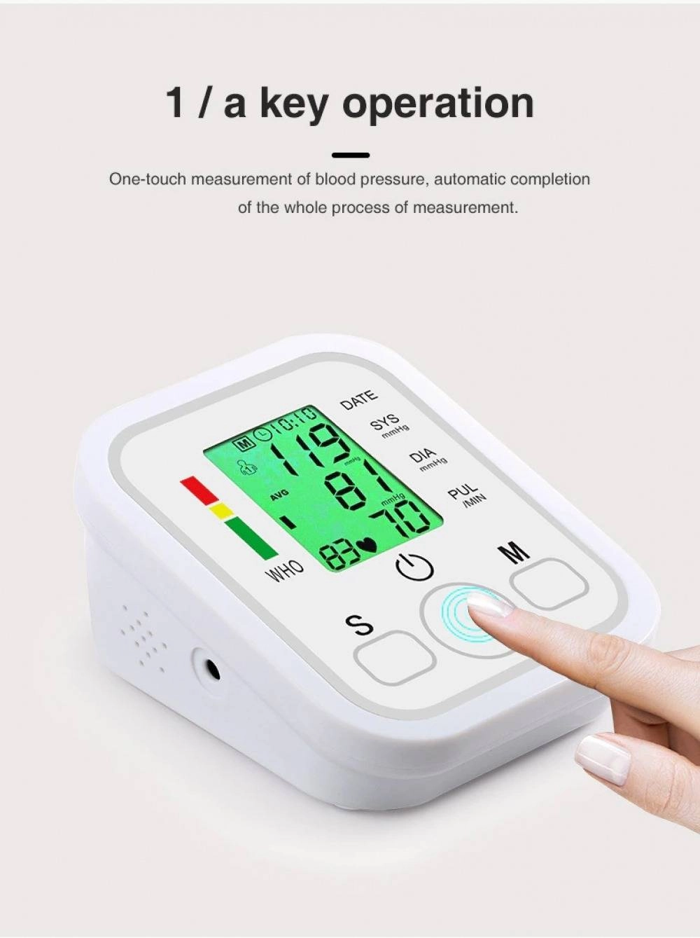 Medical Automatic Digital Blood Pressure Monitor