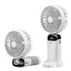 Mini Portable Cooling Fan 5-Speed Desk Fan with Base