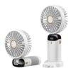 Mini Portable Cooling Fan 5-Speed Desk Fan with Base