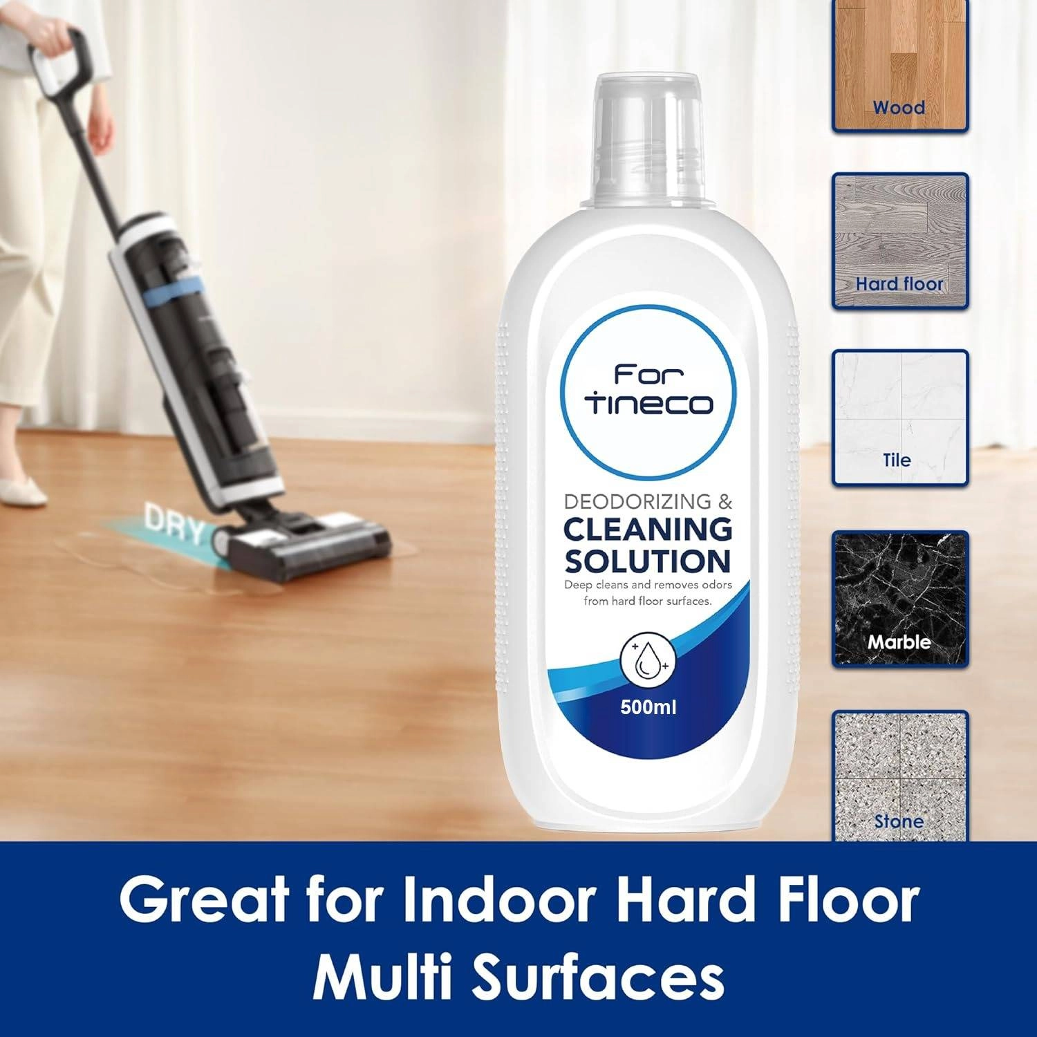 Multi-Surface Floor Cleaning Solution For Tineco 500ml