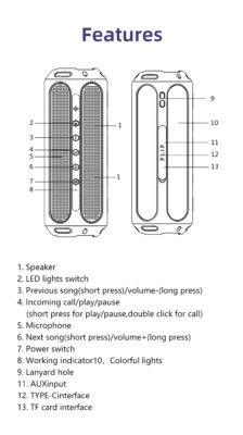 Outdoor Magnetic Bluetooth Speaker