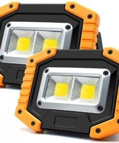 Portable COB LED Work Lamp Outdoor Flood Light Camping Flashlight
