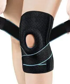 Professional Knee Brace with Patella Gel Pad & Side Stabilisers
