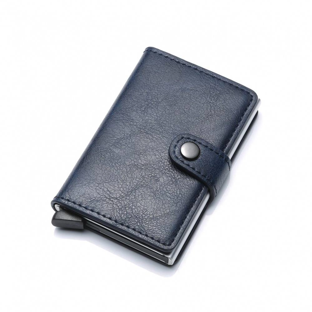 RFID Blocking PU Leather Men Woman Wallet
