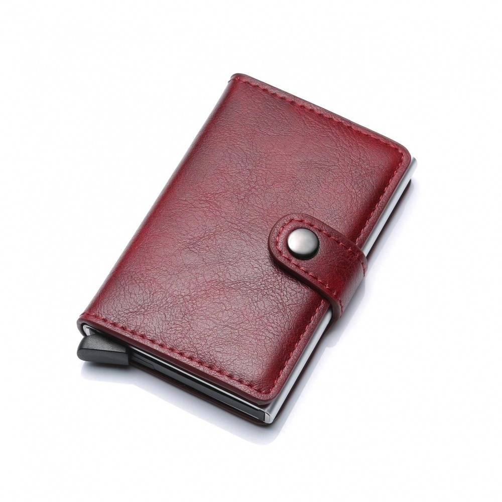 RFID Blocking PU Leather Men Woman Wallet