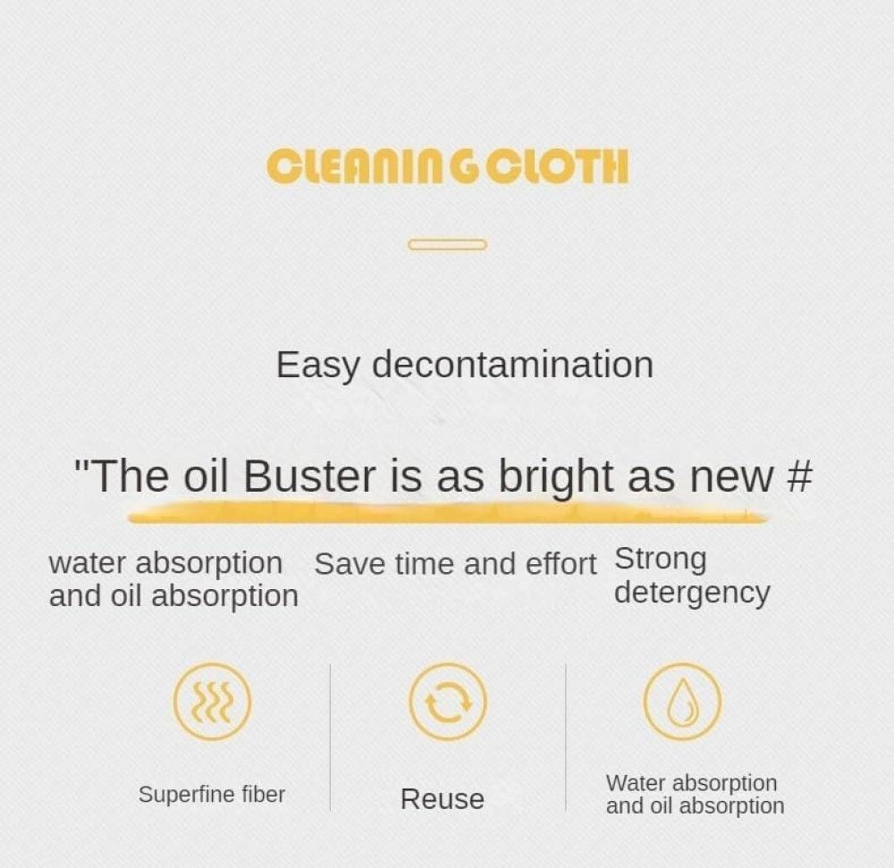 Reusable Macrofibre Cleaning Cloth Towel Rags 50pc