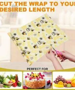 Reusable Nature Beeswax Food Wraps 1 Meter Roll